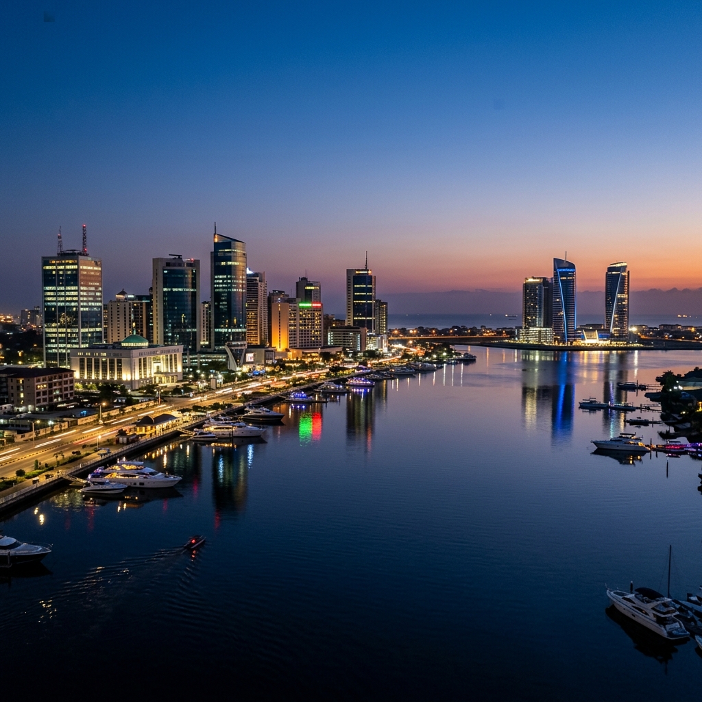 Nigeria - Victoria Island Skyline